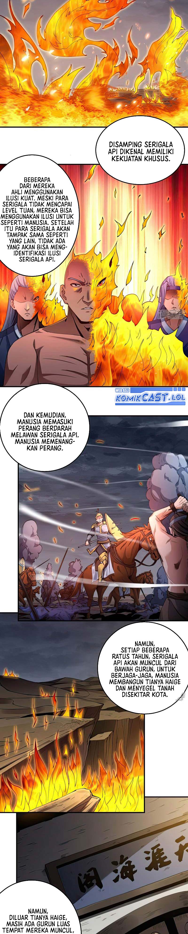 God of Martial Arts chapter 587